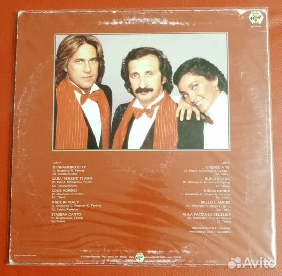 LP Ricchi & Poveri –.E Penso A Te / Italy 1981