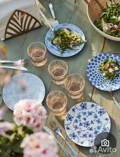 Набор тарелок десертных 18 см IKEA