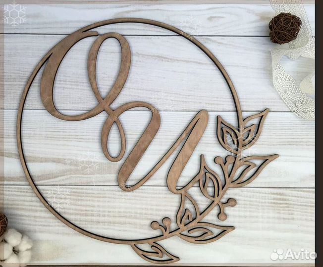 Монограмма на свадьбу (свадебный герб)