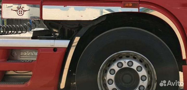 Daf xf 105 -95 балкон, нержавейка накладки тюнинг