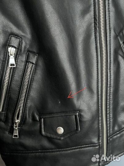 Кожанка для девочки zara
