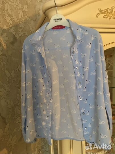 Рубашка для девочки 134