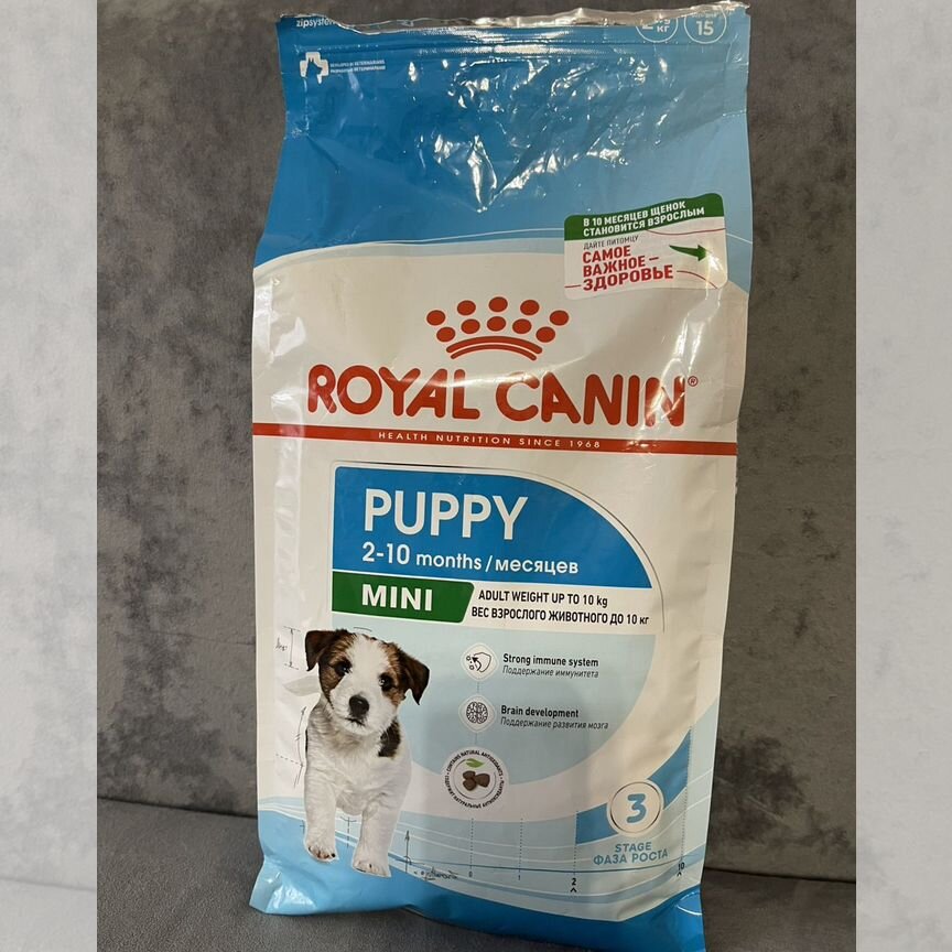 Корм для собак royal canin puppy mini