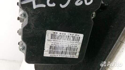 Блок ABS peugeot 308 1 (93G27KW01)