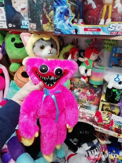 Игрушка Киси миси с липучками качество 40см