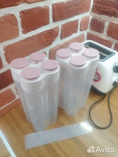 Кухонная утварь Контейнер для круп цена за оба