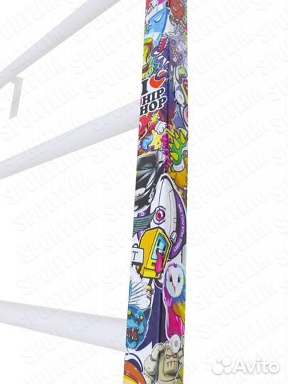 Шведская стенка с рукоходом, лестницей, кольцами