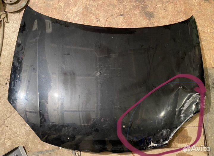 Капот джетта 5 с дефектом