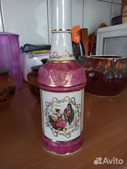 Бутыль для воды, вина, водки. Кисловодский фарфор