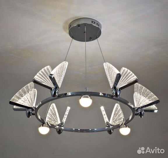Люстра бабочка дизайнерская