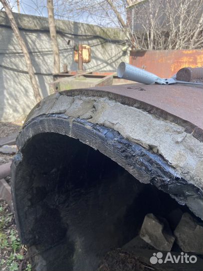 Емкость-труба металлическая стальная