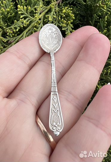 Серебряная маленькая ложечка 925 Россия