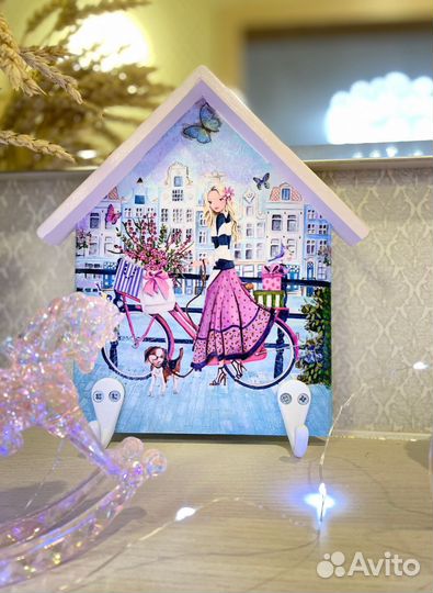 Ключница подарок для ключей хендмейд