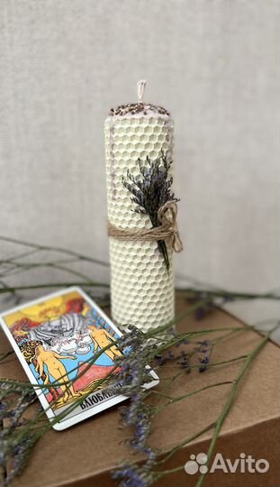 Свечи из вощины с травами