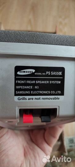 Акустические колонки Sony, Samsung