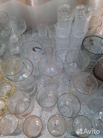 Рюмки, фужеры, бокалы, стаканы