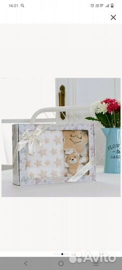 Детский плед с музыкальной игрушкой sofi DE marko