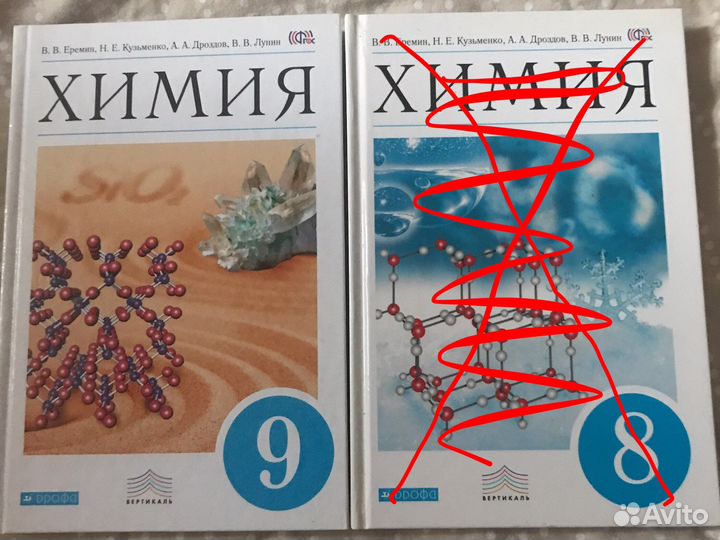 Учебники Еремин В.В. Химия 8,9 класс
