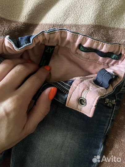 Джинсы для девочки 86