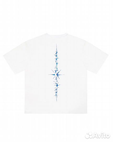 Футболка мерч mzlff Светлая сторона белая