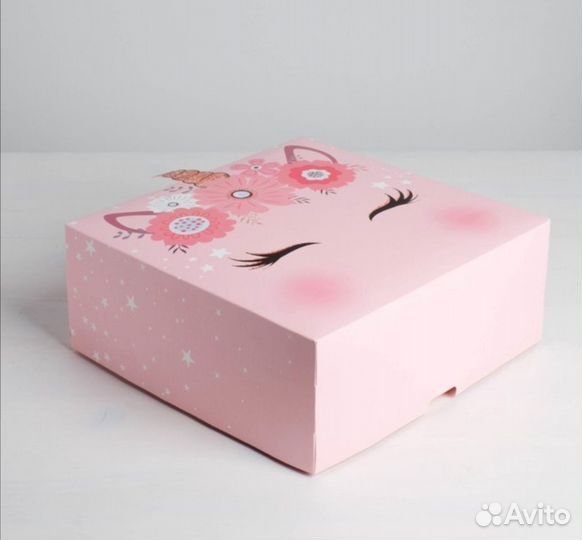 Коробка подарочная единорожка
