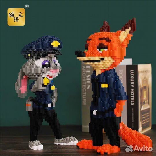 Зайка из мультфильма Зверополис, конструктор, lego