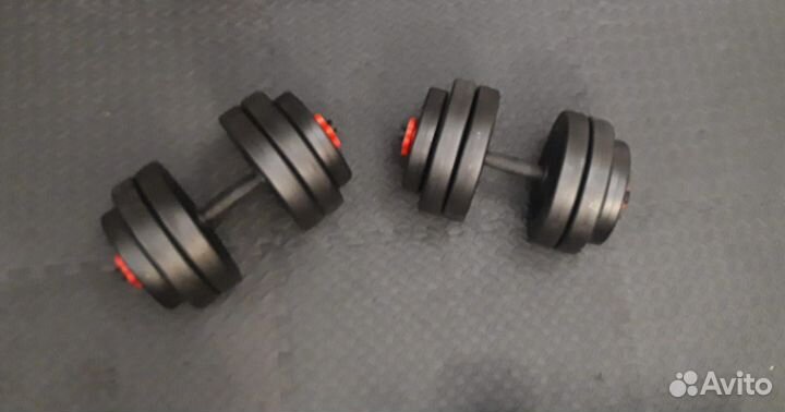 50кг новые разборные гантели