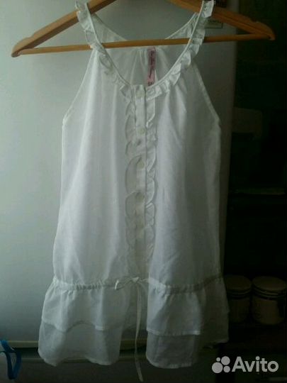 Блузка для девочки (белая)