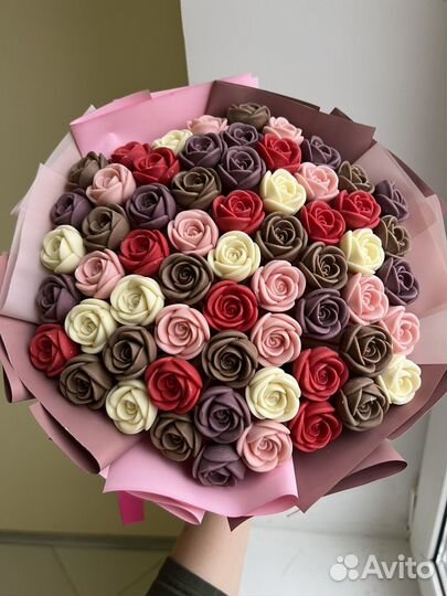 Букет из шоколадных роз