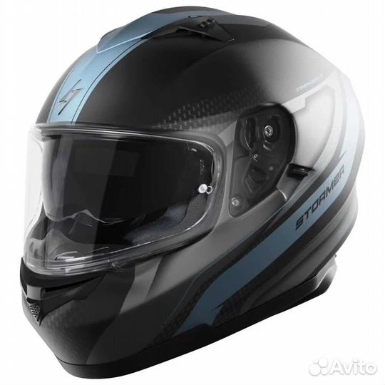 Stormer ZS-801 Solid full face helmet Matt Metal