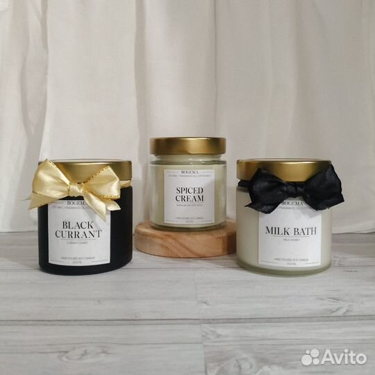 Ароматические свечи ручной работы