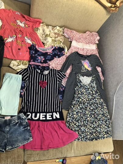 Большой пакет одежды и обуви р 110-116