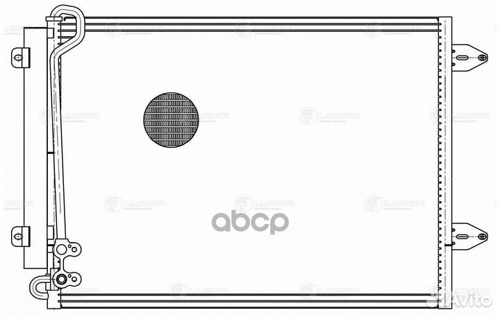 Lrac 181C радиатор кондиционера VW Passat B6 0