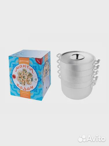 Мантоварка алюминиевая Scovo 6.0л, 3 сетки