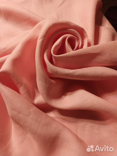 Ткань лен с эфектом мятости