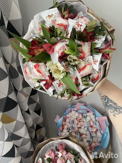 Съедобные букеты на 1 сентября