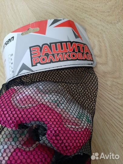 Комплект: шлем + защита на руки и ноги 7- 10 лет