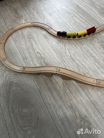 Деревянная железная дорога IKEA лиллабу