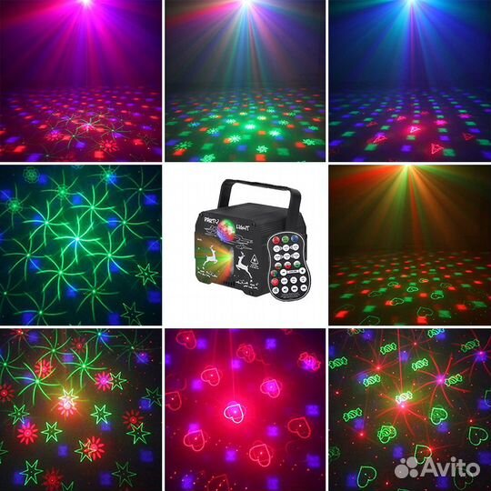 Светомузыка лазерная-световая светодиодная rgb