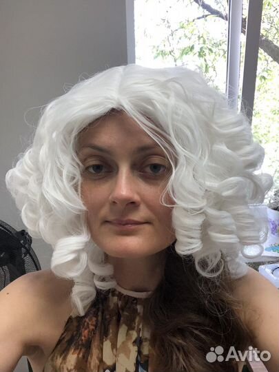 Борода и парик Деда Мороза