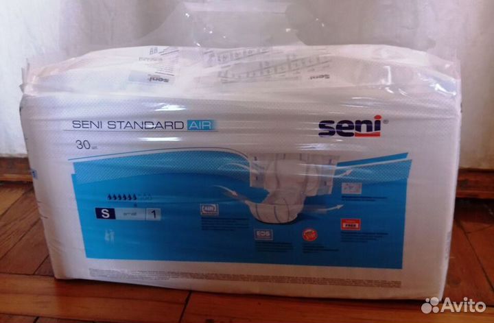 Памперсы для взрослых Seni, размер S (55-80см)