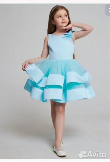 Платье нарядное 128-134