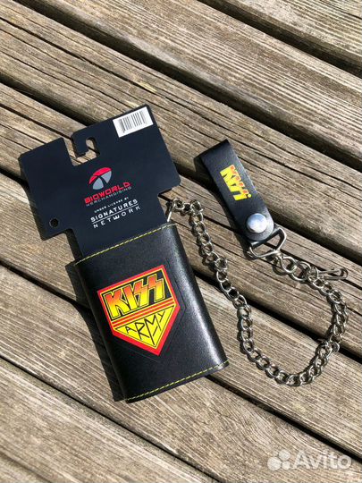 Портмоне Kiss Army на цепи с креплением на пояс