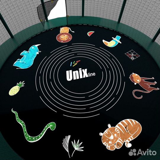 Батут Unix Line Supreme Game 16 ft (green)