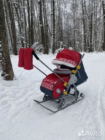 Коляска санки