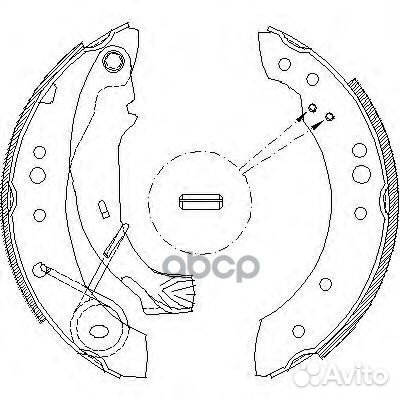 Колодки тормозные 414900 Remsa