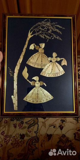 Картины из соломы