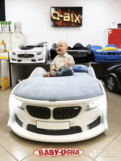 Детская кровать машина Бмв