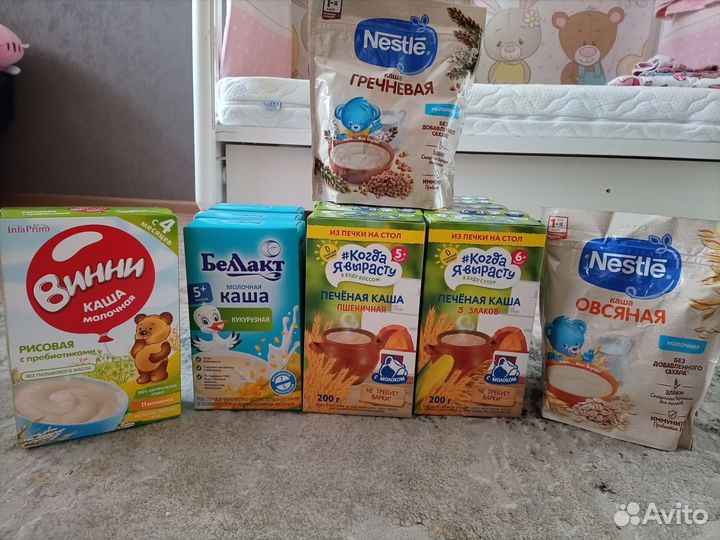 Детские каши молочные