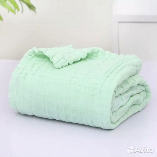 Плед Одеяло Пелёнка Детский из Муслина 110*110 см